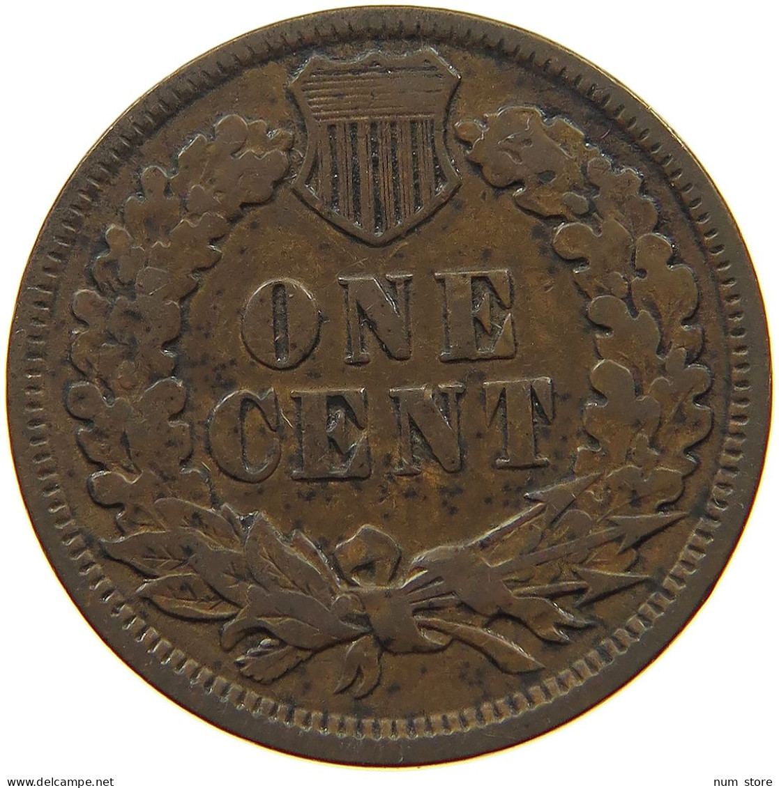 UNITED STATES OF AMERICA CENT 1892 INDIAN HEAD #s063 0121 - 1859-1909: Indian Head