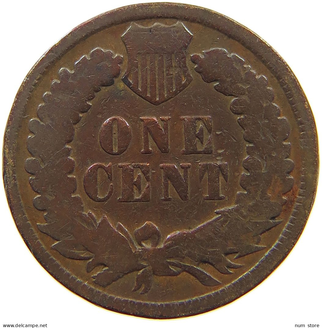 UNITED STATES OF AMERICA CENT 1890 INDIAN HEAD #a063 0187 - 1859-1909: Indian Head