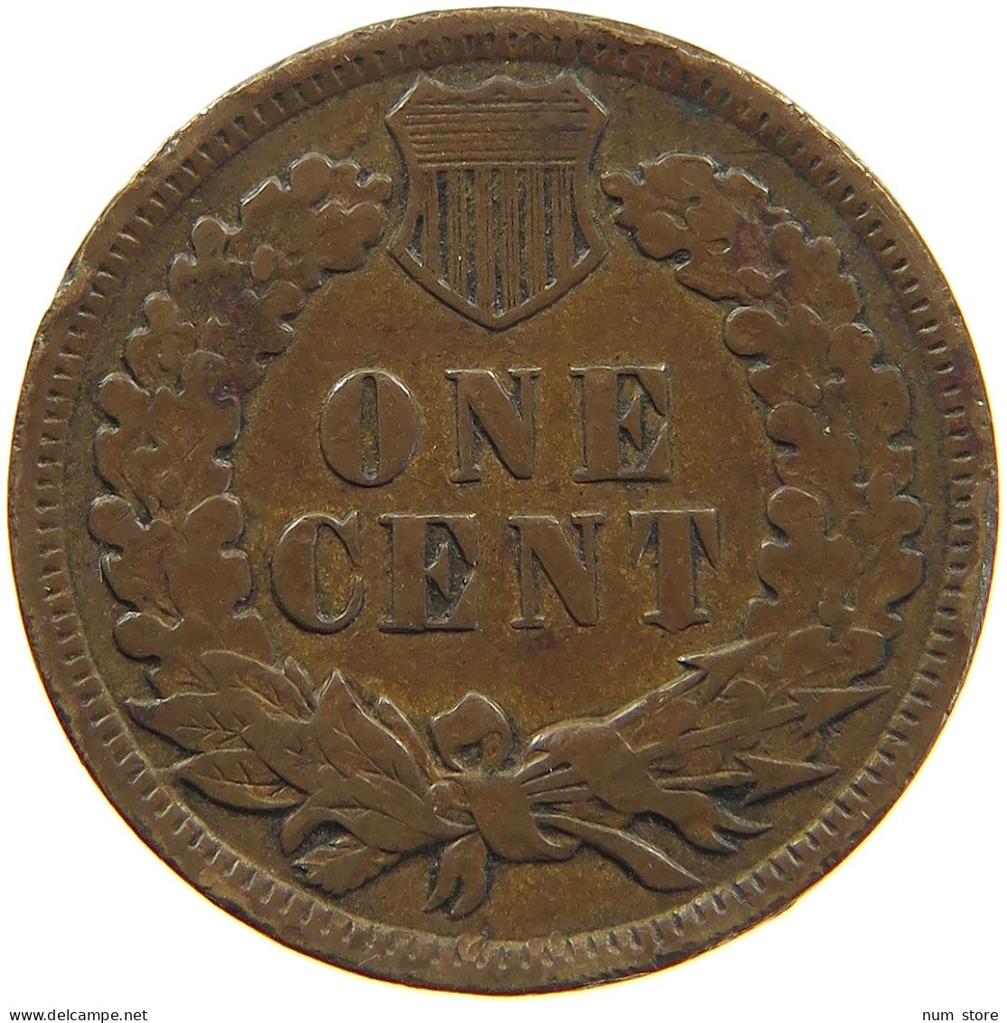 UNITED STATES OF AMERICA CENT 1890 INDIAN HEAD #c034 0137 - 1859-1909: Indian Head