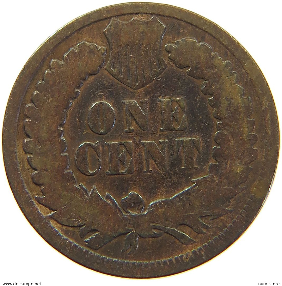 UNITED STATES OF AMERICA CENT 1890 INDIAN HEAD #c063 0215 - 1859-1909: Indian Head