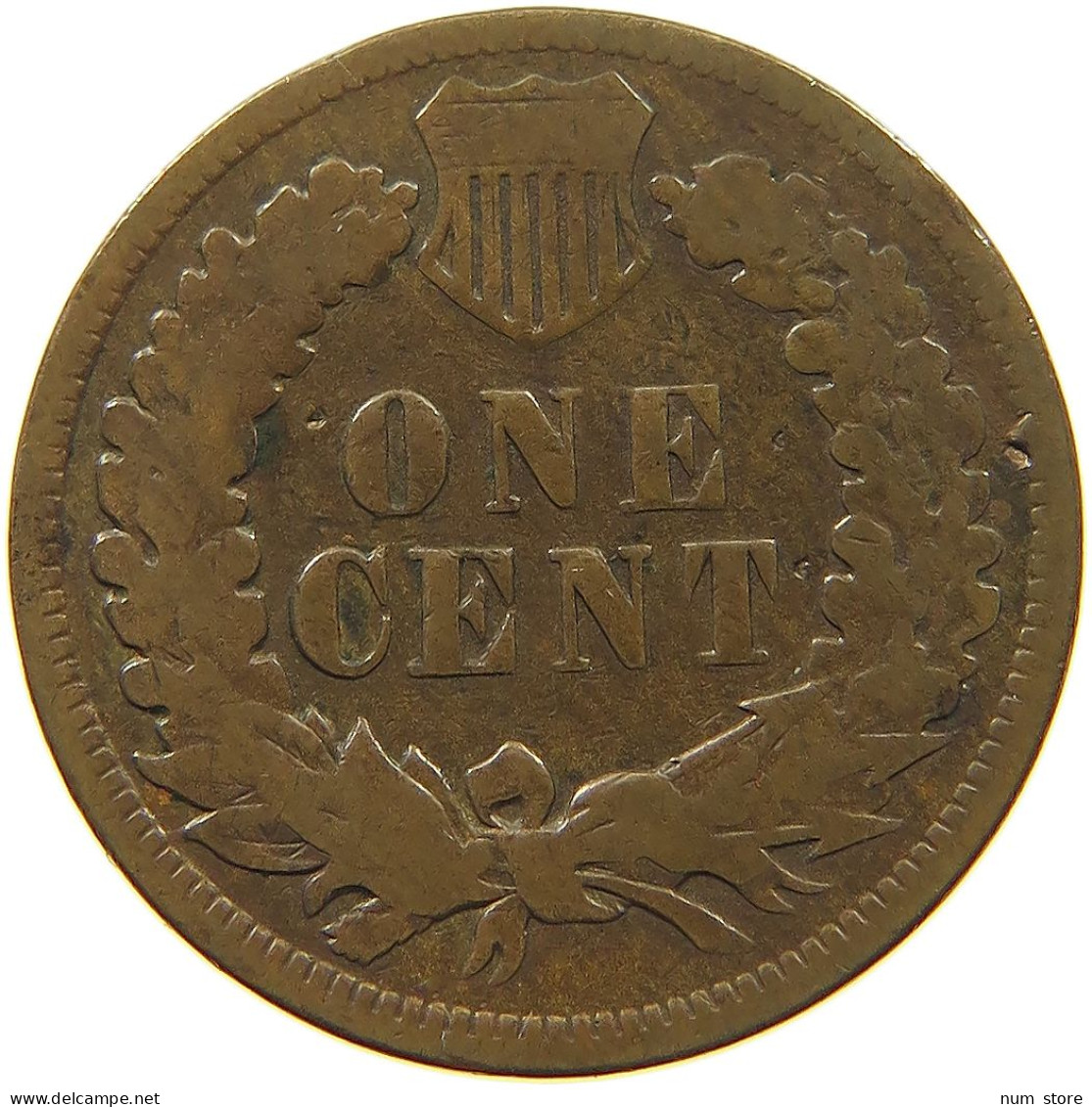 UNITED STATES OF AMERICA CENT 1890 INDIAN HEAD #a050 0491 - 1859-1909: Indian Head