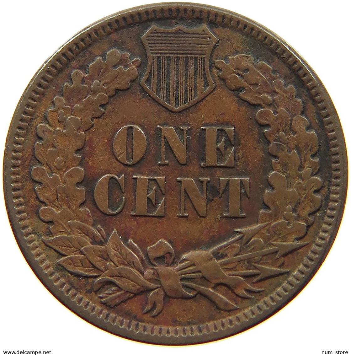 UNITED STATES OF AMERICA CENT 1889 INDIAN HEAD #s063 0083 - 1859-1909: Indian Head