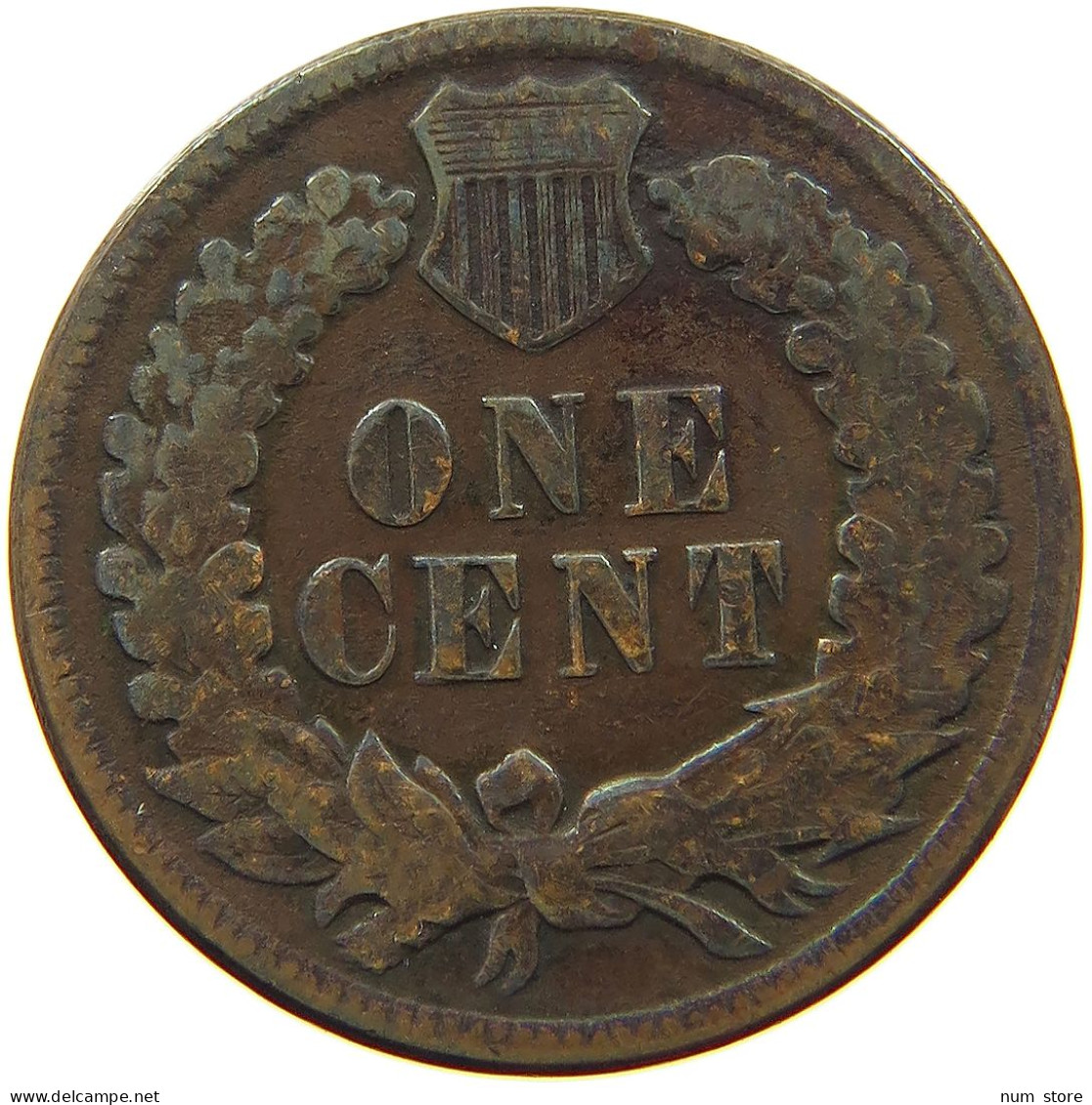 UNITED STATES OF AMERICA CENT 1887 INDIAN HEAD #s063 0389 - 1859-1909: Indian Head