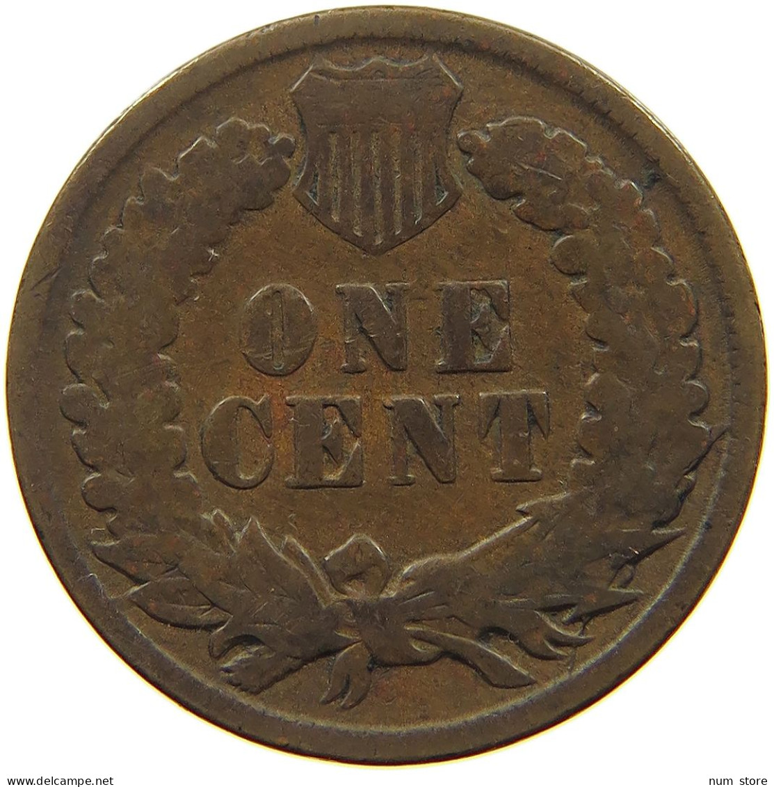 UNITED STATES OF AMERICA CENT 1889 INDIAN HEAD #a094 0279 - 1859-1909: Indian Head