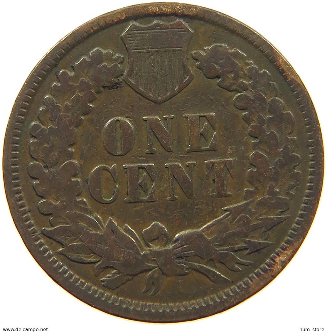 UNITED STATES OF AMERICA CENT 1887 INDIAN HEAD #c007 0177 - 1859-1909: Indian Head