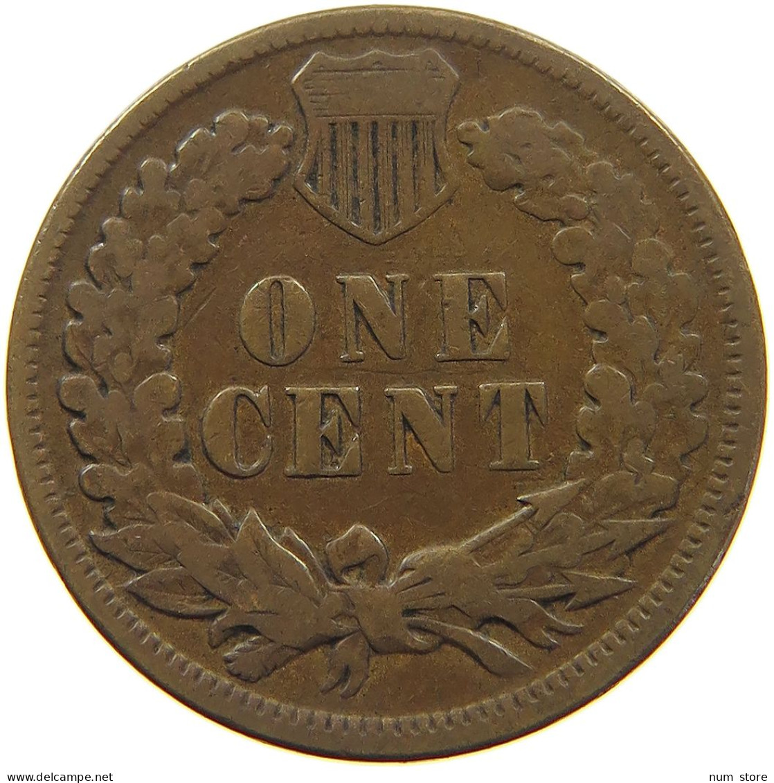 UNITED STATES OF AMERICA CENT 1889 INDIAN HEAD #c083 0653 - 1859-1909: Indian Head