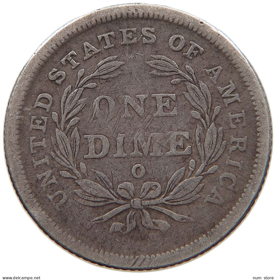 UNITED STATES OF AMERICA DIME 1840 O SEATED LIBERTY #t143 0387 - 1837-1891: Seated Liberty (Libertà Seduta)