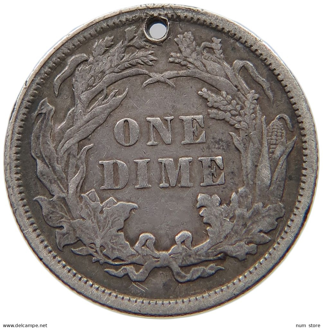 UNITED STATES OF AMERICA DIME  BARBER ENGRAVED #t123 0329 - 1892-1916: Barber