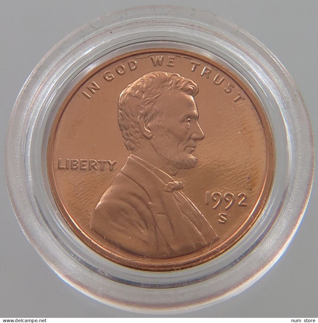 UNITED STATES OF AMERICA CENT 1992 S LINCOLN MEMORIAL #alb024 0087 - 1959-…: Lincoln, Memorial Reverse