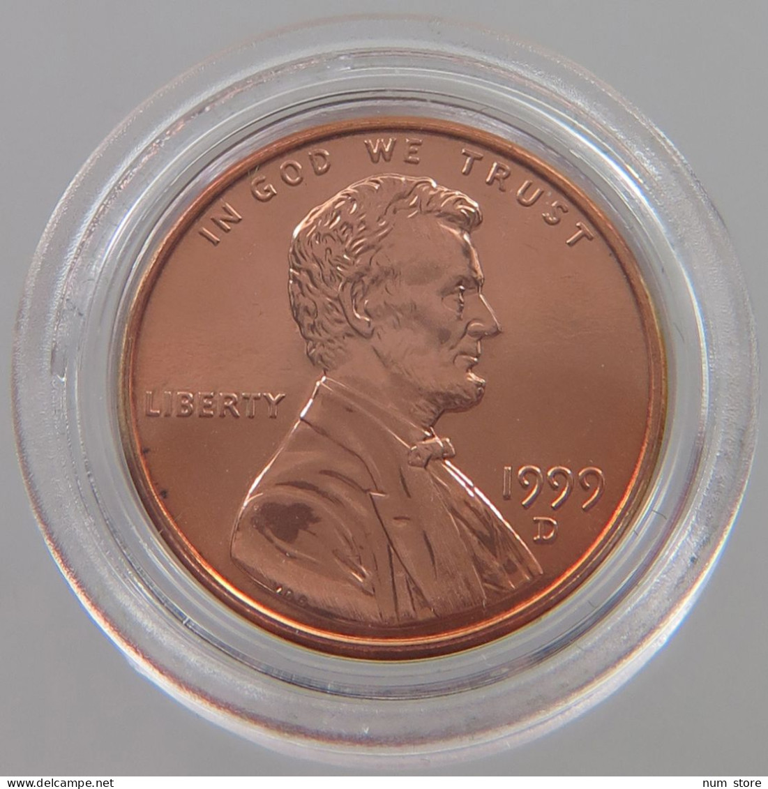 UNITED STATES OF AMERICA CENT 1999 D LINCOLN MEMORIAL #alb024 0075 - 1959-…: Lincoln, Memorial Reverse