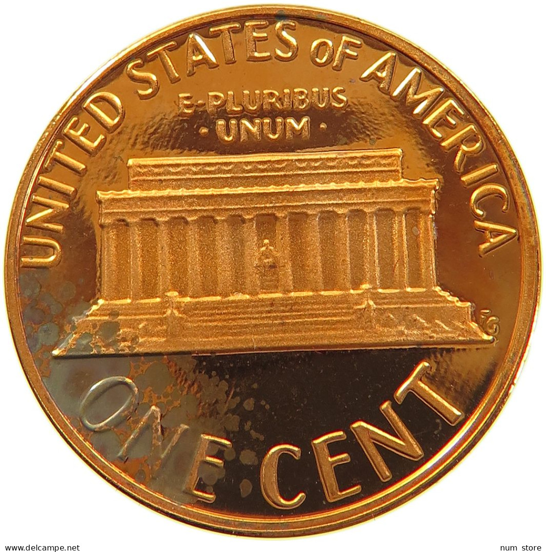 UNITED STATES OF AMERICA CENT 1984 S  LINCOLN MEMORIAL #alb065 0133 - 1959-…: Lincoln, Memorial Reverse