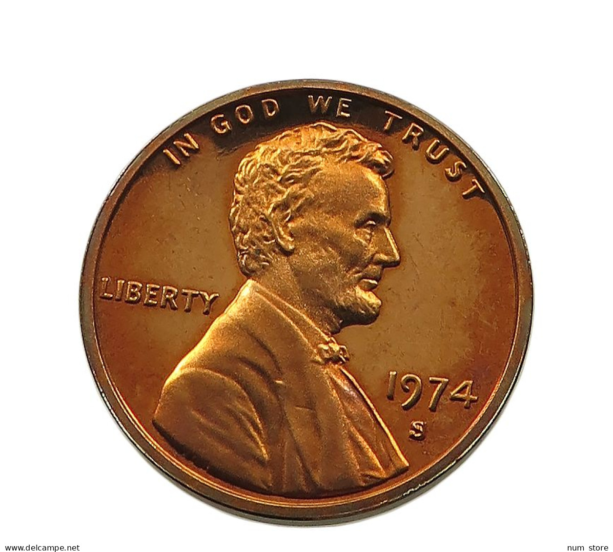 UNITED STATES OF AMERICA CENT 1974 S  #alb055 0197 - 1959-…: Lincoln, Memorial Reverse