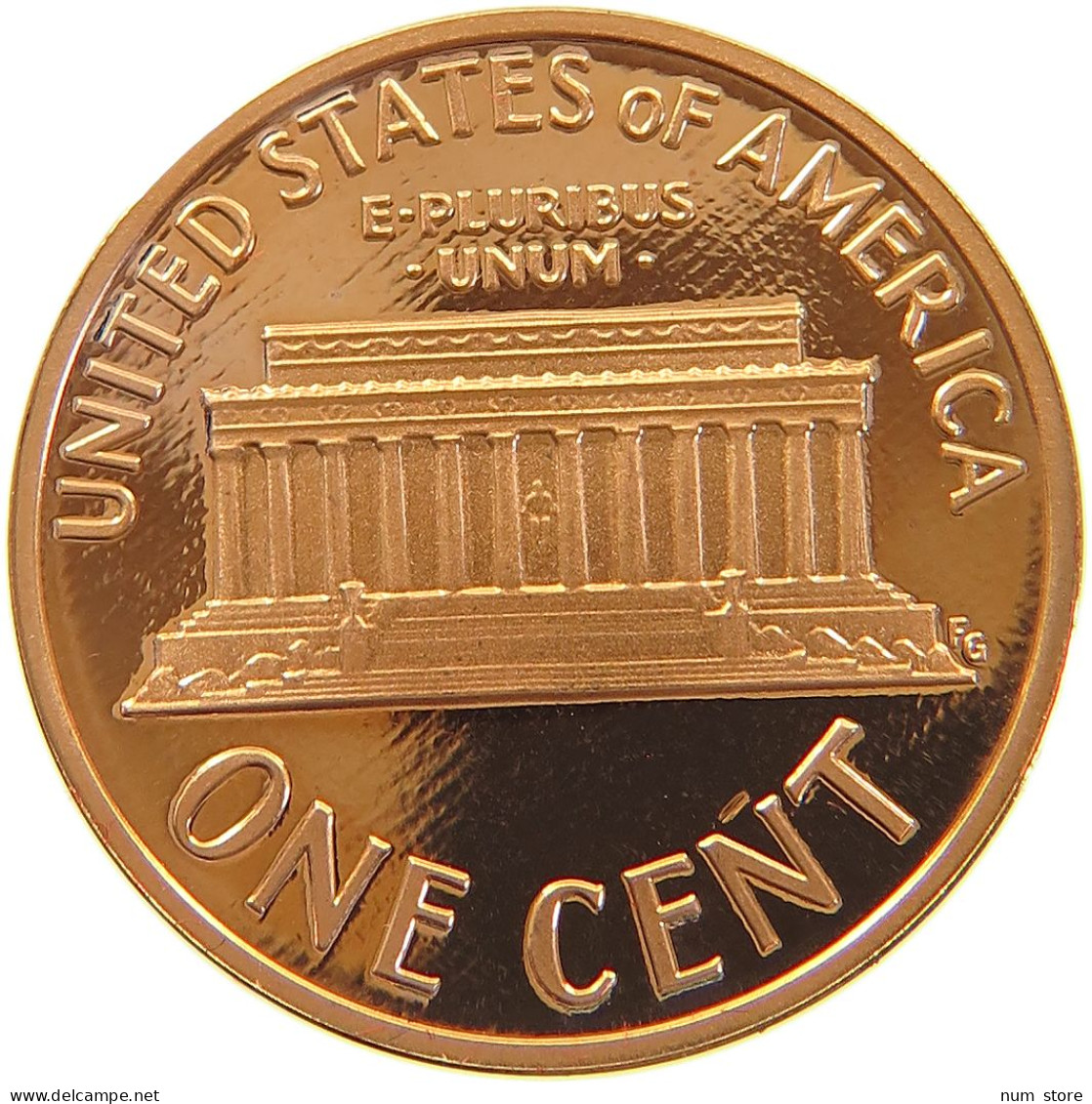 UNITED STATES OF AMERICA CENT 1992 S  LINCOLN MEMORIAL #alb065 0135 - 1959-…: Lincoln, Memorial Reverse