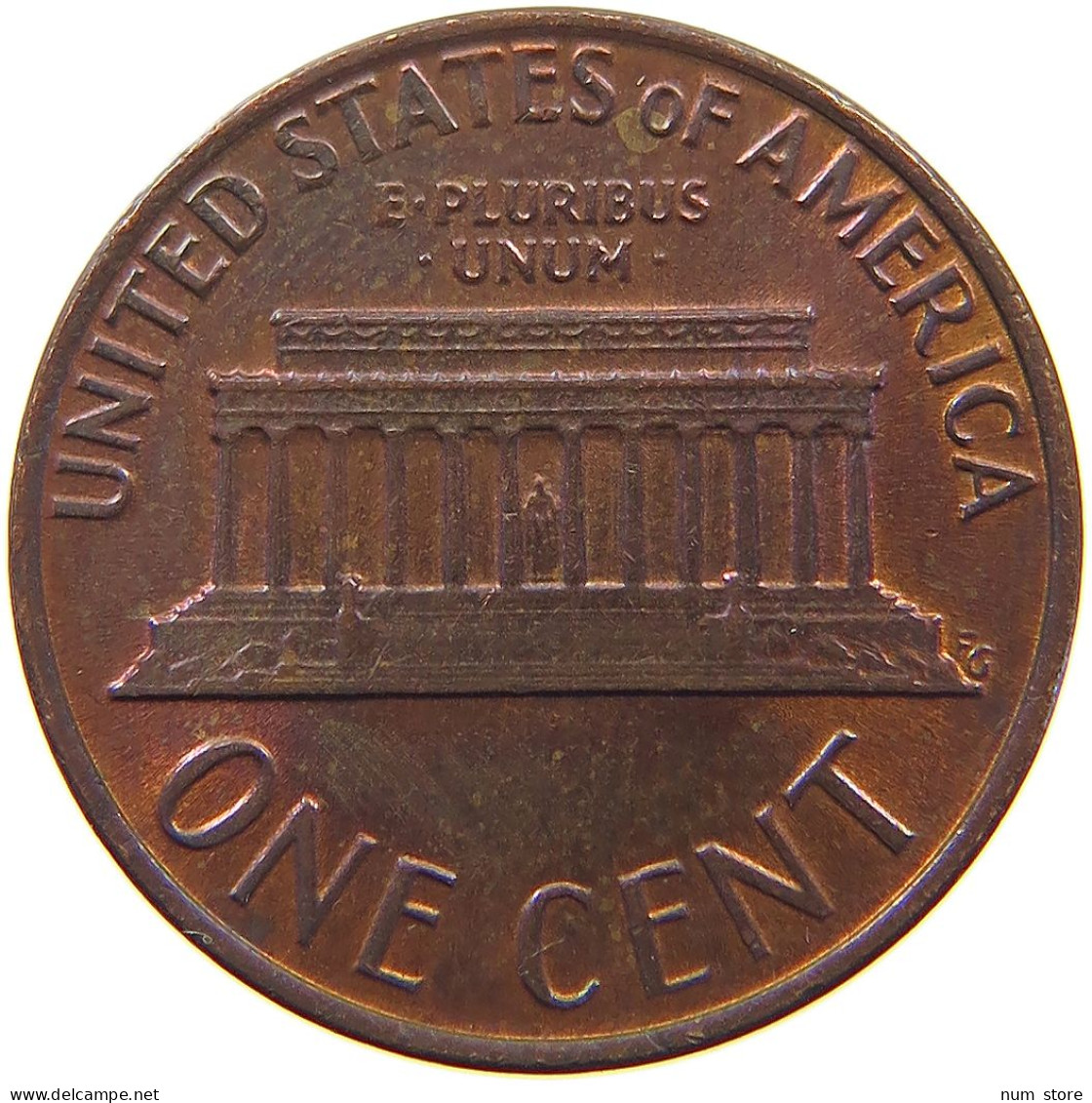 UNITED STATES OF AMERICA CENT 1975 LINCOLN MEMORIAL #c079 0259 - 1959-…: Lincoln, Memorial Reverse