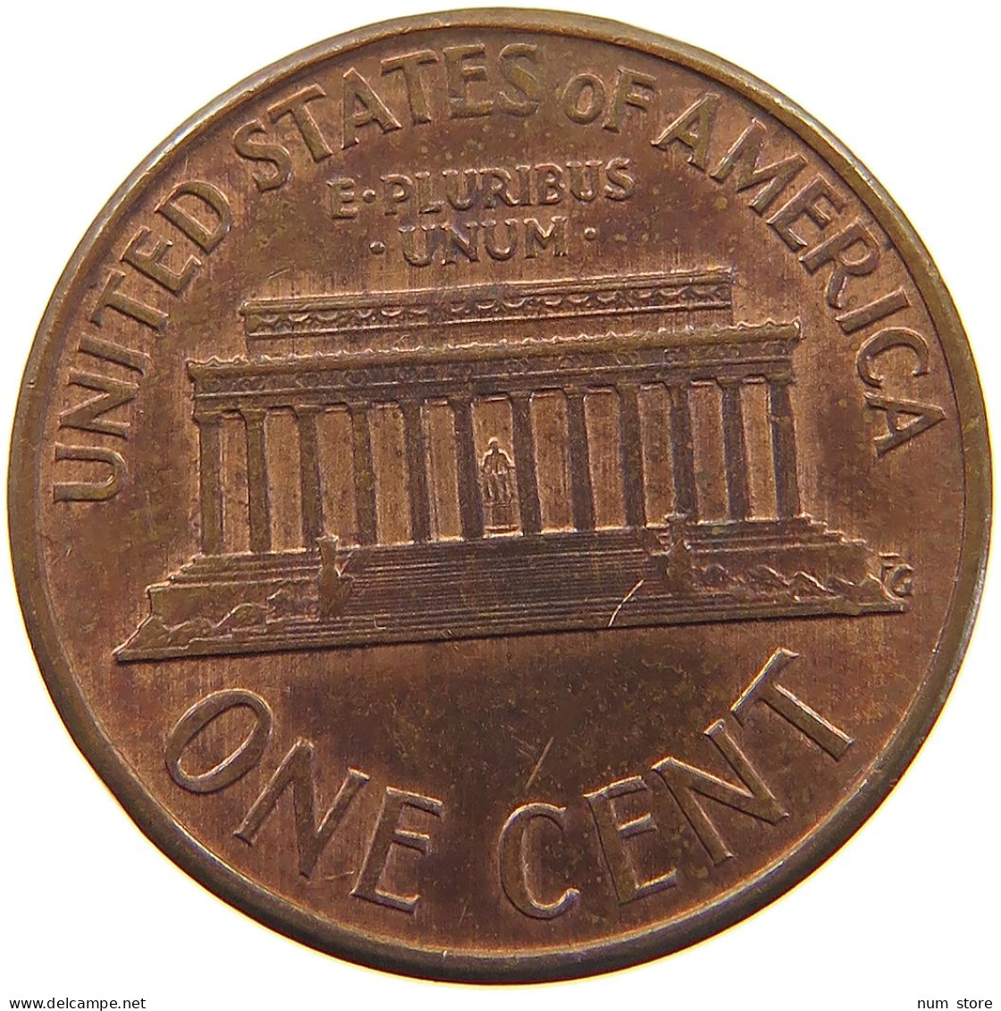 UNITED STATES OF AMERICA CENT 1974 LINCOLN MEMORIAL #c079 0293 - 1959-…: Lincoln, Memorial Reverse
