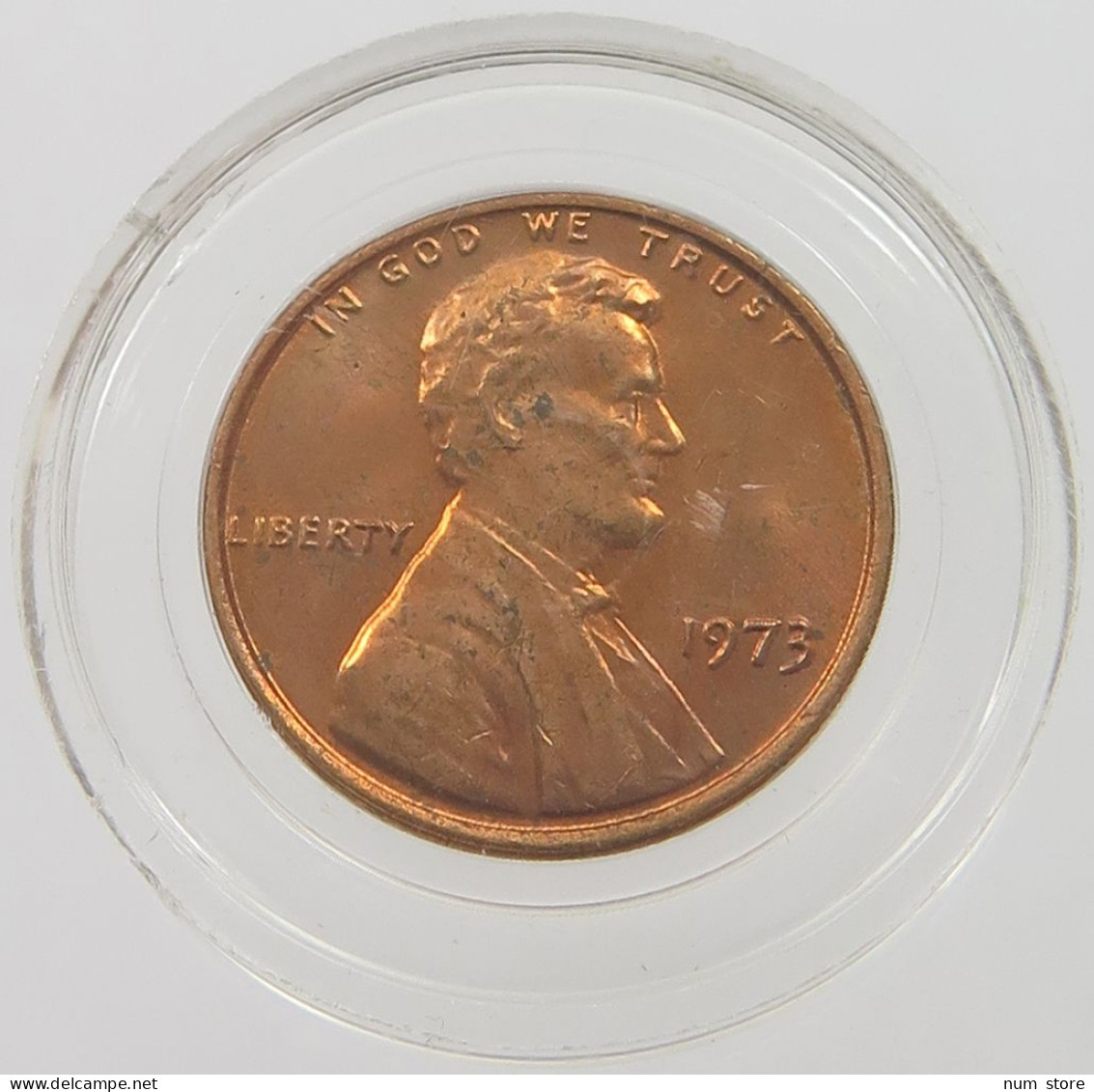 UNITED STATES OF AMERICA CENT 1973  #alb035 0531 - 1959-…: Lincoln, Memorial Reverse