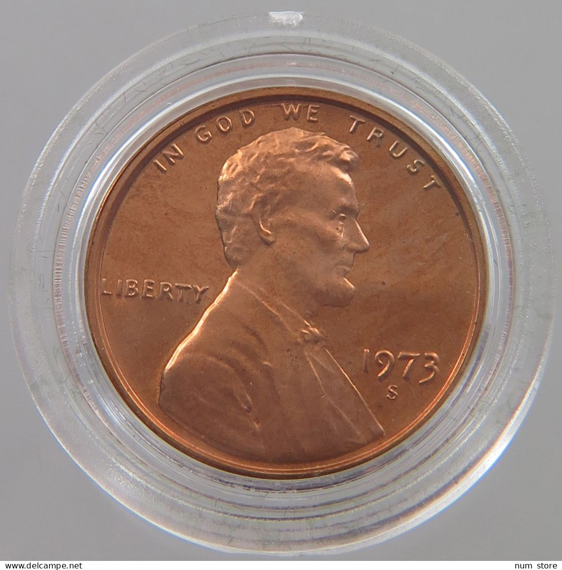 UNITED STATES OF AMERICA CENT 1973 S LINCOLN MEMORIAL #alb024 0065 - 1959-…: Lincoln, Memorial Reverse