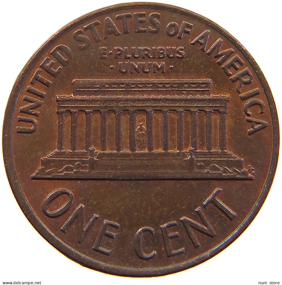 UNITED STATES OF AMERICA CENT 1970 LINCOLN MEMORIAL #c079 0263 - 1959-…: Lincoln, Memorial Reverse