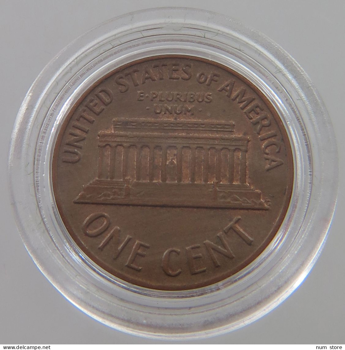 UNITED STATES OF AMERICA CENT 1969 D LINCOLN MEMORIAL #alb024 0053 - 1959-…: Lincoln, Memorial Reverse