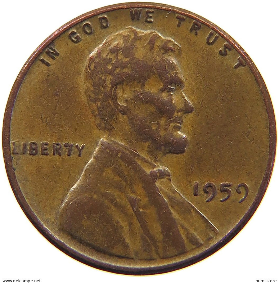 UNITED STATES OF AMERICA CENT 1959 LINCOLN MEMORIAL #c079 0245 - 1959-…: Lincoln, Memorial Reverse