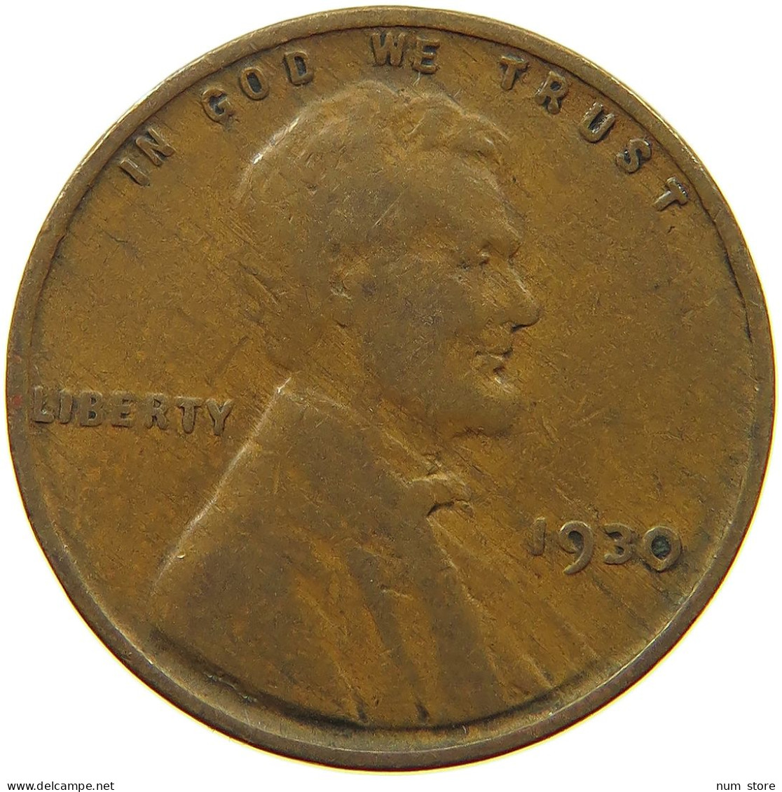 UNITED STATES OF AMERICA CENT 1930 LINCOLN WHEAT #s063 0865 - 1909-1958: Lincoln, Wheat Ears Reverse