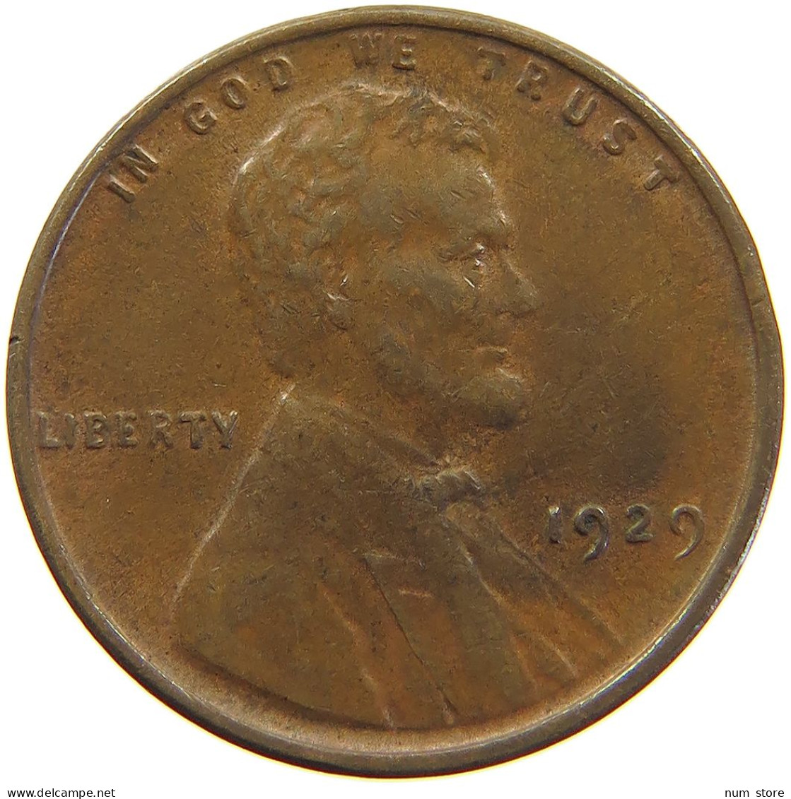 UNITED STATES OF AMERICA CENT 1929 LINCOLN WHEAT #a063 0281 - 1909-1958: Lincoln, Wheat Ears Reverse