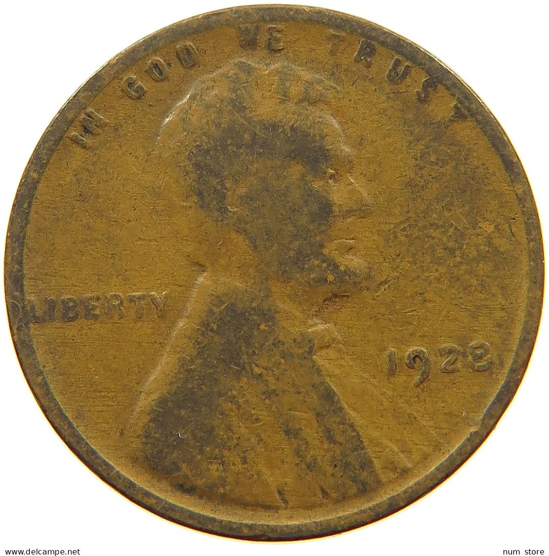 UNITED STATES OF AMERICA CENT 1928 LINCOLN WHEAT #s063 0565 - 1909-1958: Lincoln, Wheat Ears Reverse