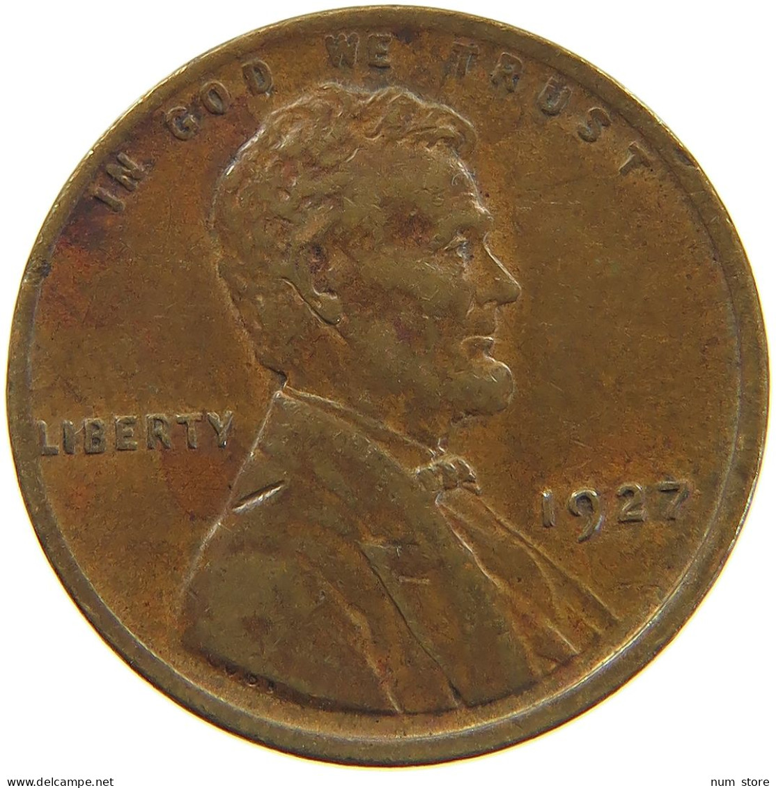 UNITED STATES OF AMERICA CENT 1927 LINCOLN WHEAT #c045 0083 - 1909-1958: Lincoln, Wheat Ears Reverse