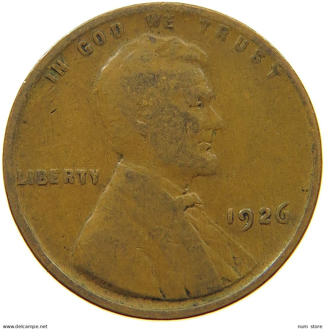 UNITED STATES OF AMERICA CENT 1926 LINCOLN WHEAT #s063 0839 - 1909-1958: Lincoln, Wheat Ears Reverse