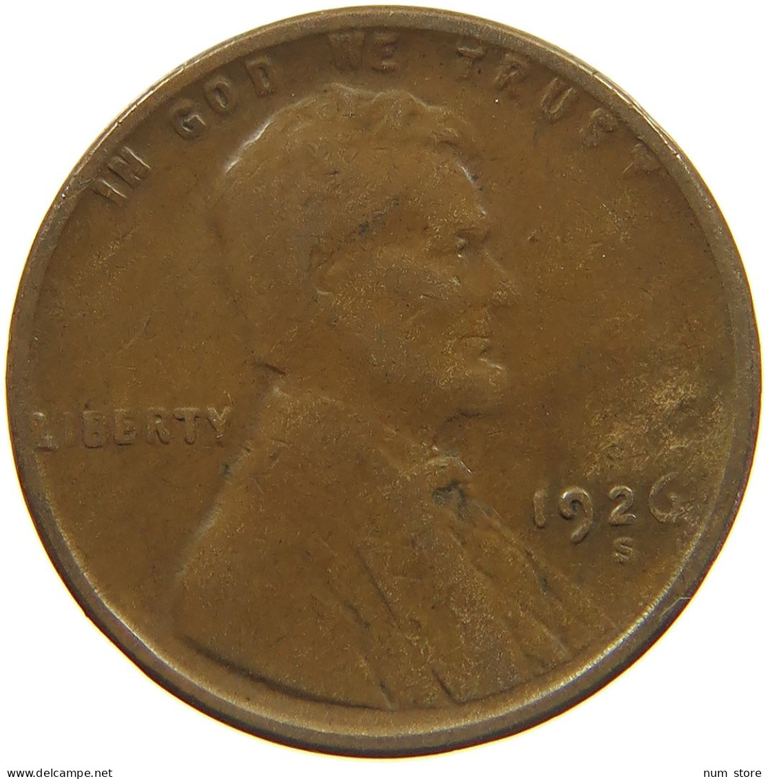 UNITED STATES OF AMERICA CENT 1926 S Lincoln Wheat #c012 0071 - 1909-1958: Lincoln, Wheat Ears Reverse