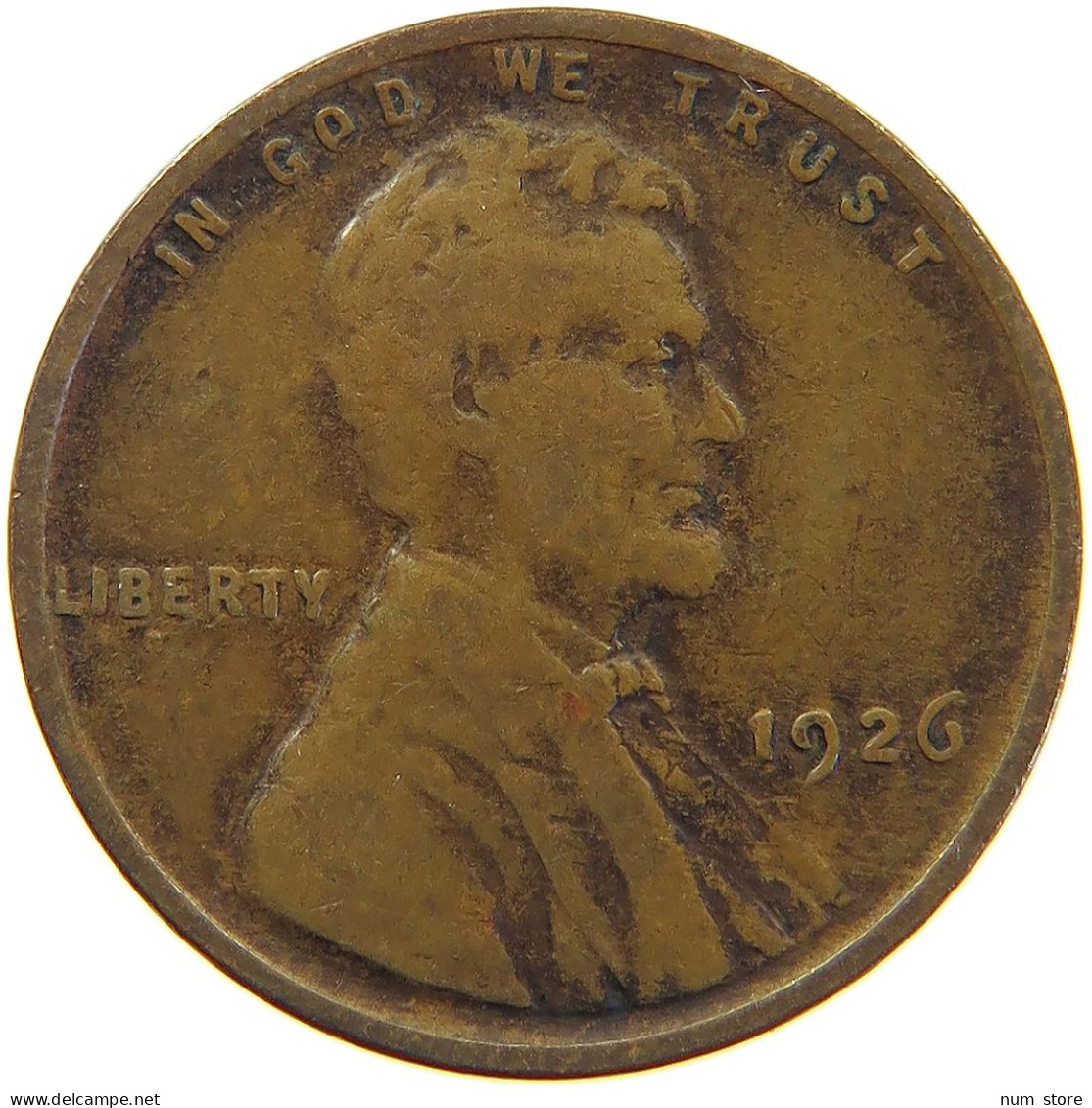 UNITED STATES OF AMERICA CENT 1926 LINCOLN WHEAT #c063 0193 - 1909-1958: Lincoln, Wheat Ears Reverse