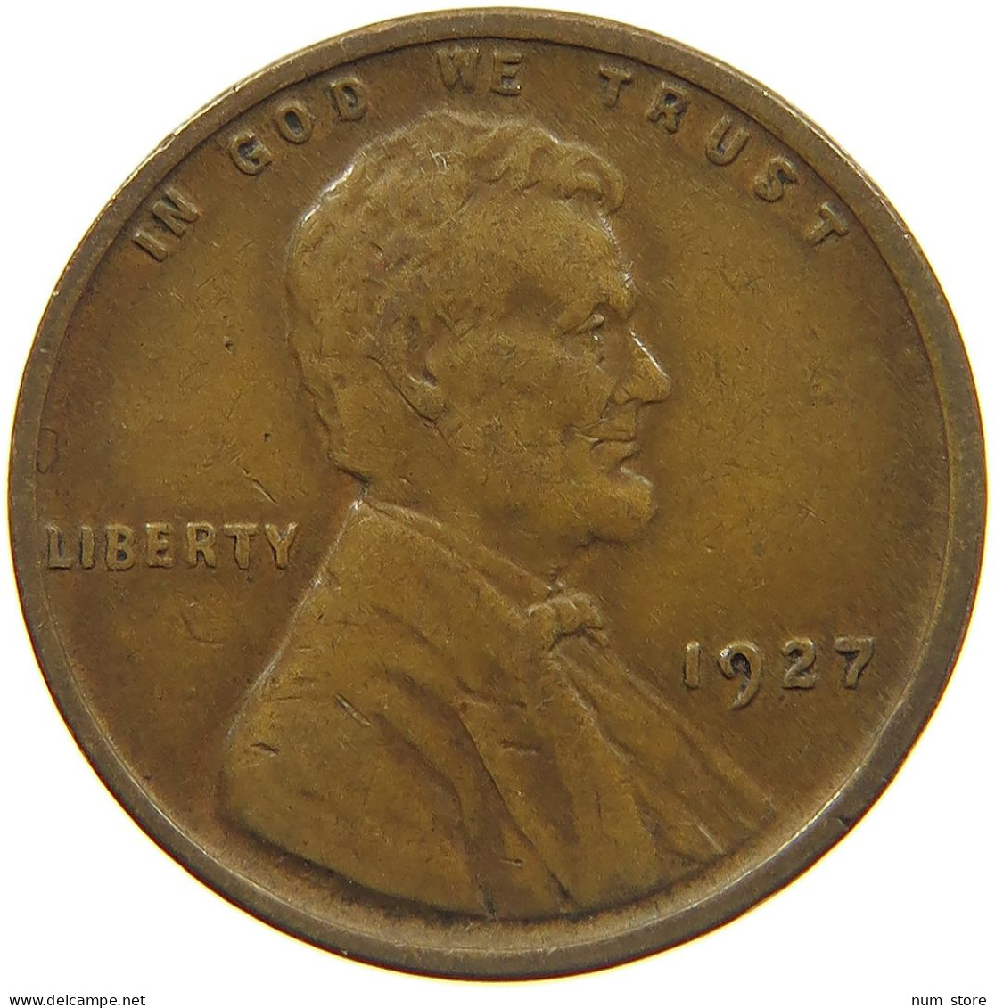 UNITED STATES OF AMERICA CENT 1927 LINCOLN WHEAT #c012 0077 - 1909-1958: Lincoln, Wheat Ears Reverse