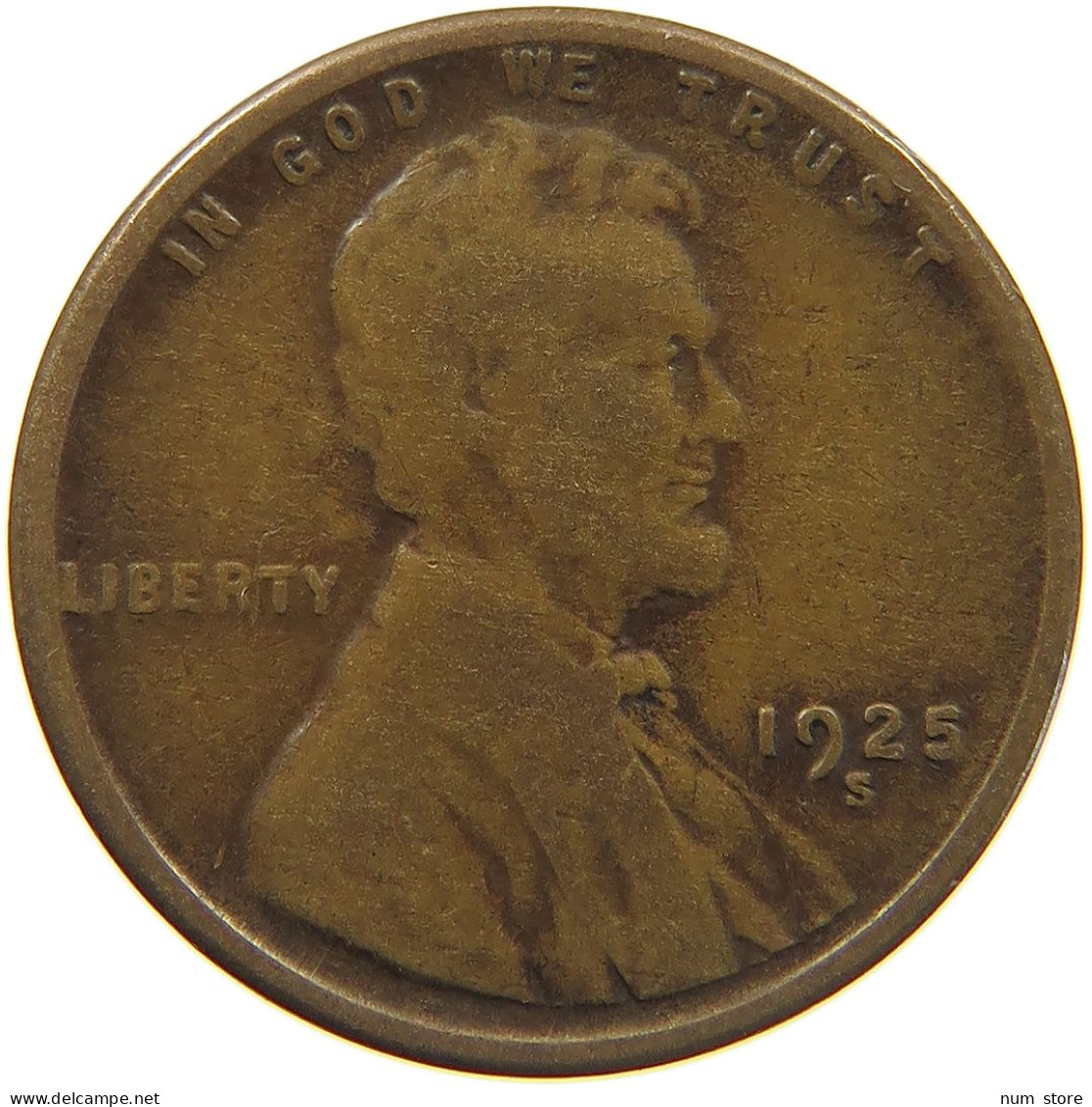 UNITED STATES OF AMERICA CENT 1925 S LINCOLN WHEAT #c017 0365 - 1909-1958: Lincoln, Wheat Ears Reverse