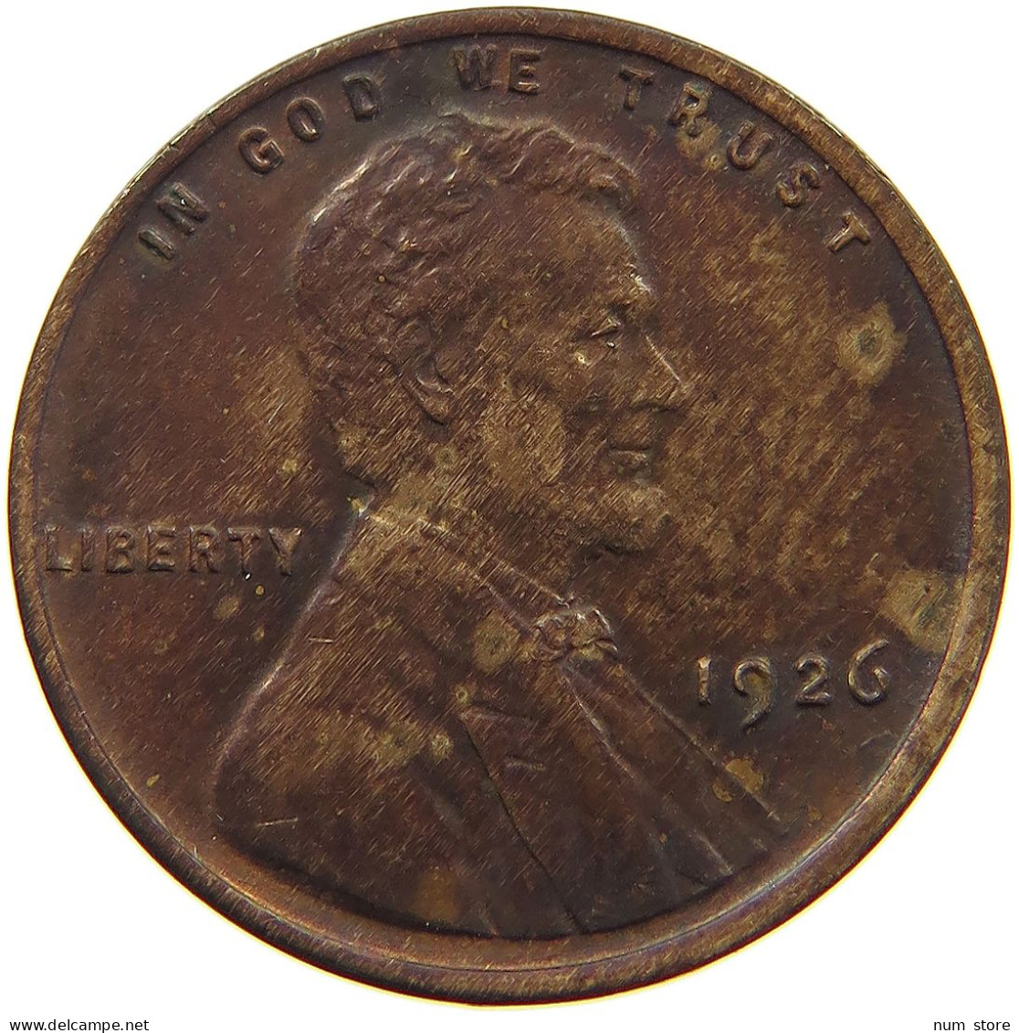 UNITED STATES OF AMERICA CENT 1926 LINCOLN WHEAT #s063 0563 - 1909-1958: Lincoln, Wheat Ears Reverse