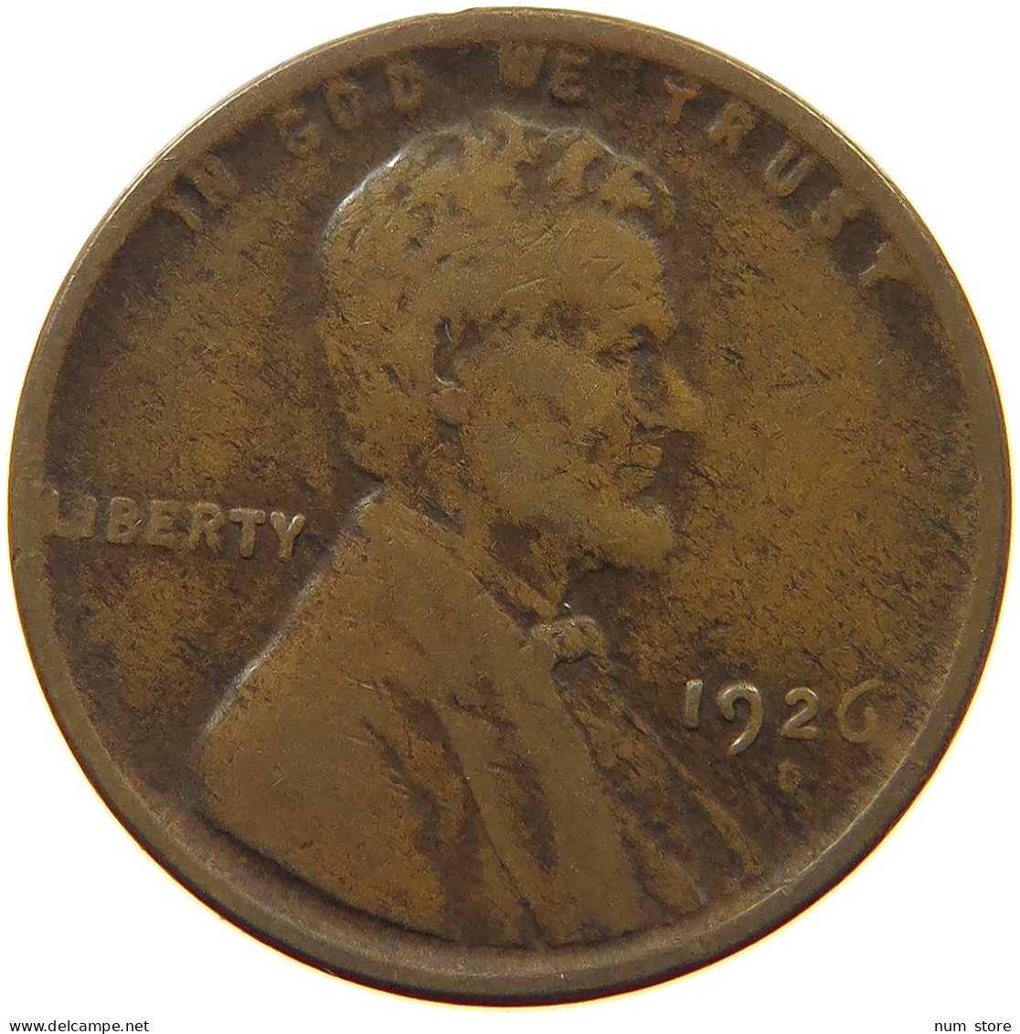 UNITED STATES OF AMERICA CENT 1926 D LINCOLN WHEAT #s063 0687 - 1909-1958: Lincoln, Wheat Ears Reverse