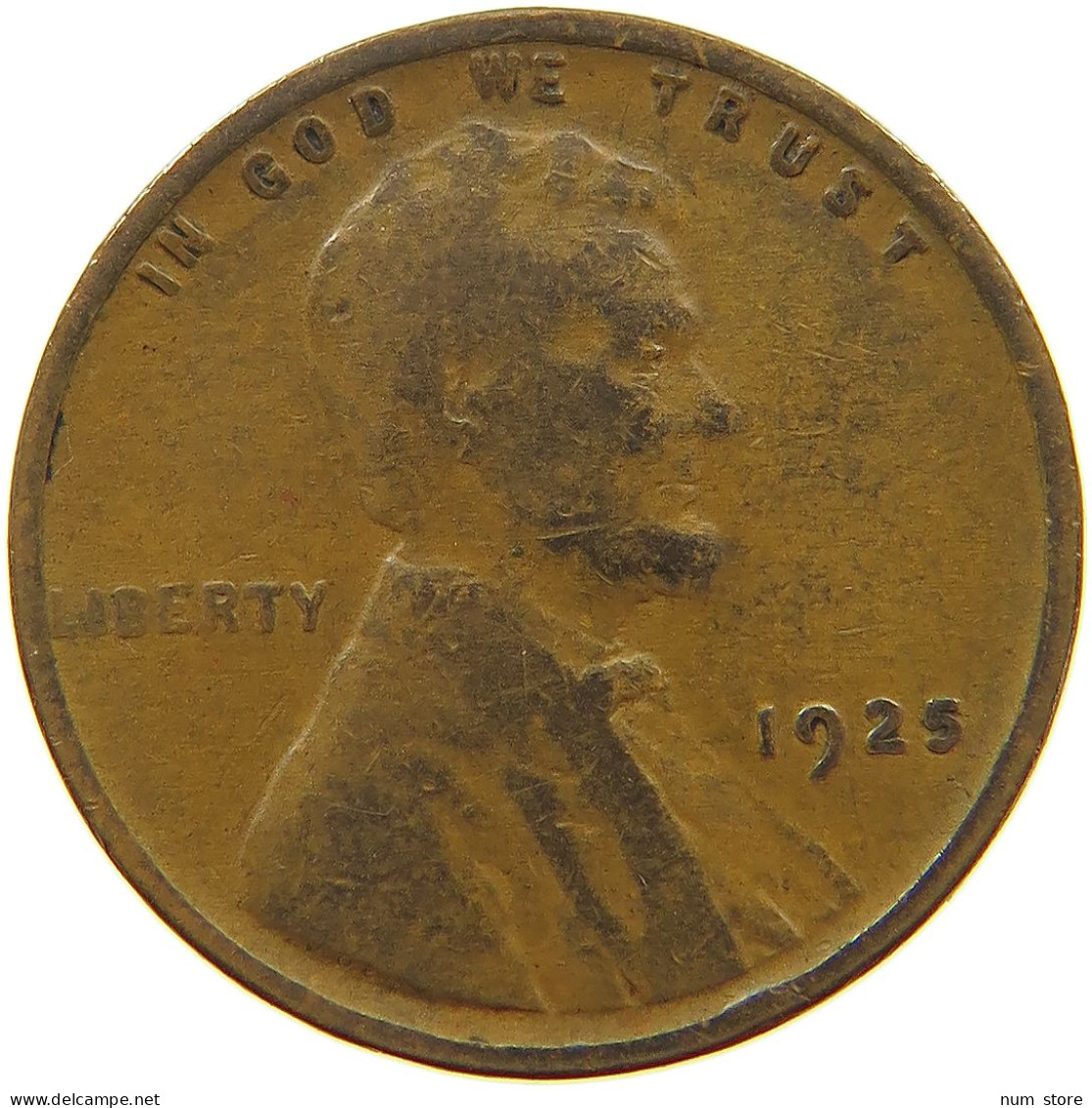 UNITED STATES OF AMERICA CENT 1925 LINCOLN WHEAT #s063 0603 - 1909-1958: Lincoln, Wheat Ears Reverse