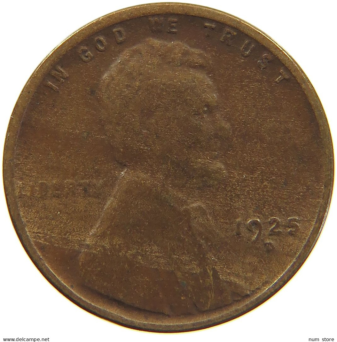 UNITED STATES OF AMERICA CENT 1925 D LINCOLN WHEAT #c017 0351 - 1909-1958: Lincoln, Wheat Ears Reverse