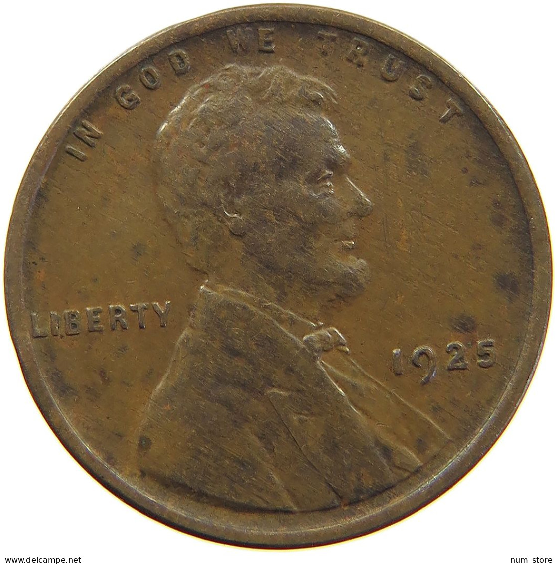 UNITED STATES OF AMERICA CENT 1925 LINCOLN WHEAT #a063 0315 - 1909-1958: Lincoln, Wheat Ears Reverse