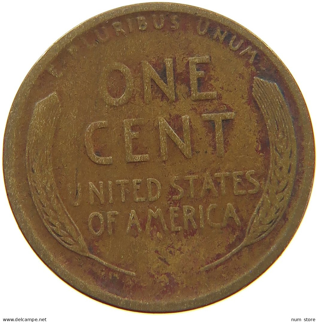 UNITED STATES OF AMERICA CENT 1921 S Lincoln Wheat #t001 0187 - 1909-1958: Lincoln, Wheat Ears Reverse