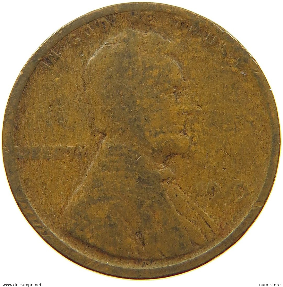 UNITED STATES OF AMERICA CENT 1919 LINCOLN WHEAT #s063 0655 - 1909-1958: Lincoln, Wheat Ears Reverse