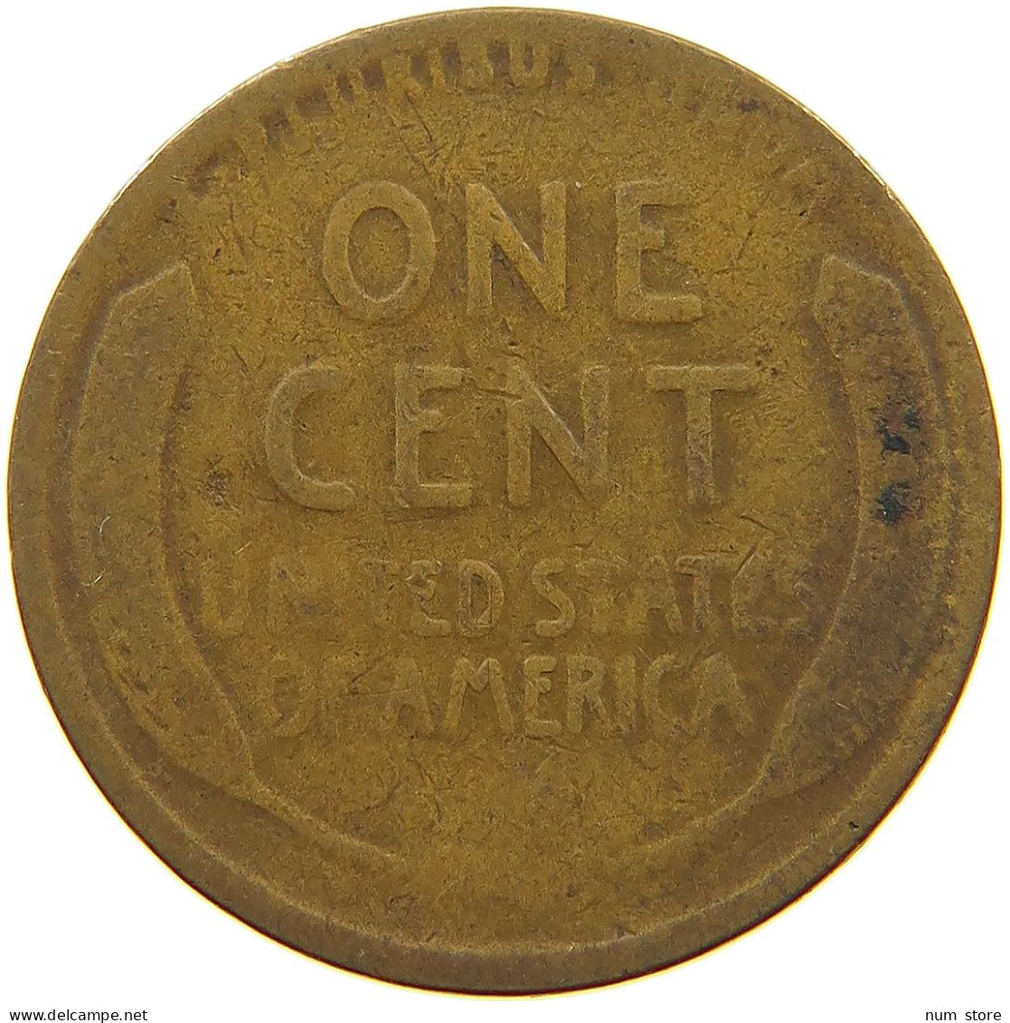 UNITED STATES OF AMERICA CENT 1918 LINCOLN WHEAT #s063 0155 - 1909-1958: Lincoln, Wheat Ears Reverse