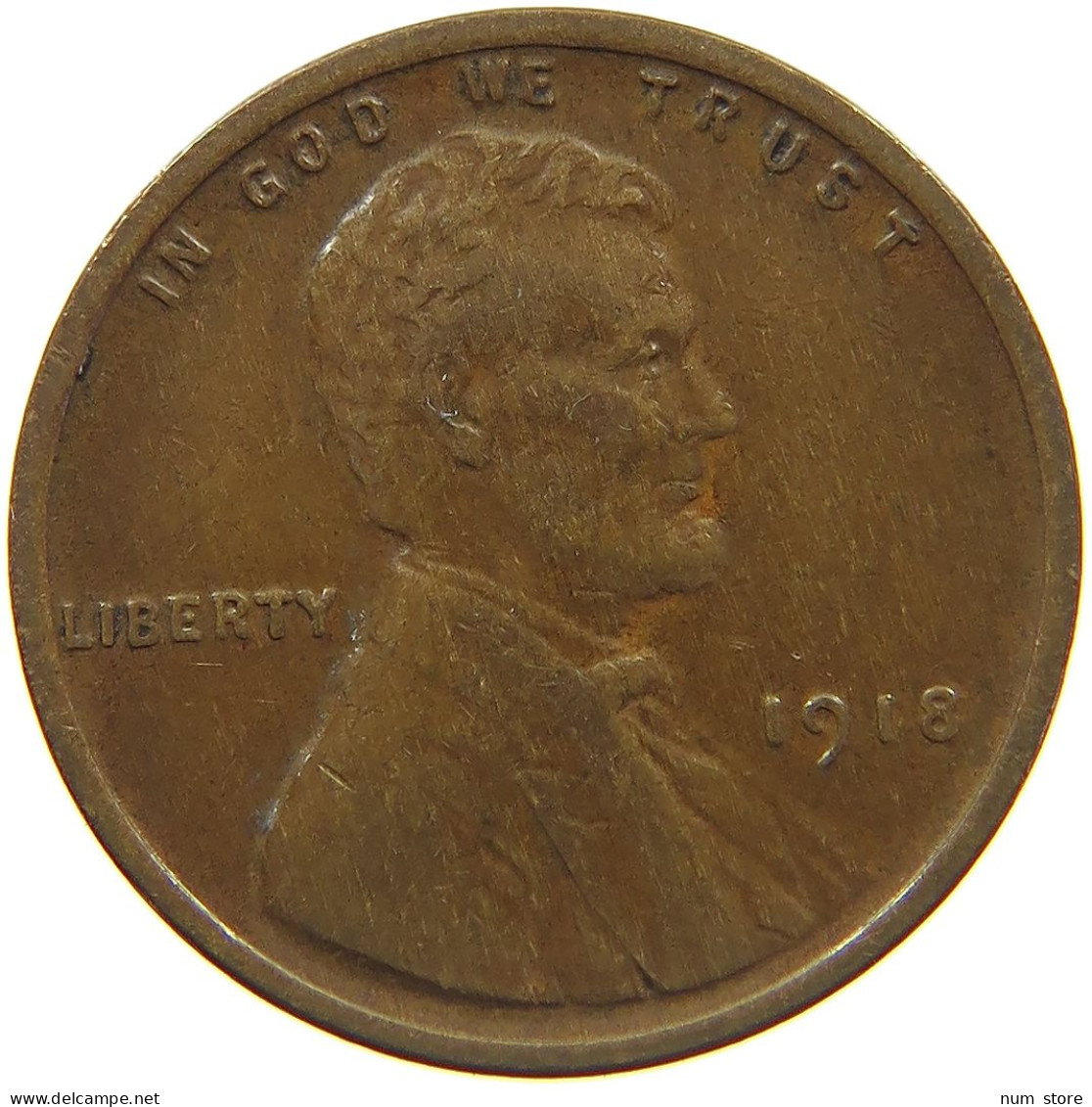 UNITED STATES OF AMERICA CENT 1918 LINCOLN WHEAT #c012 0039 - 1909-1958: Lincoln, Wheat Ears Reverse
