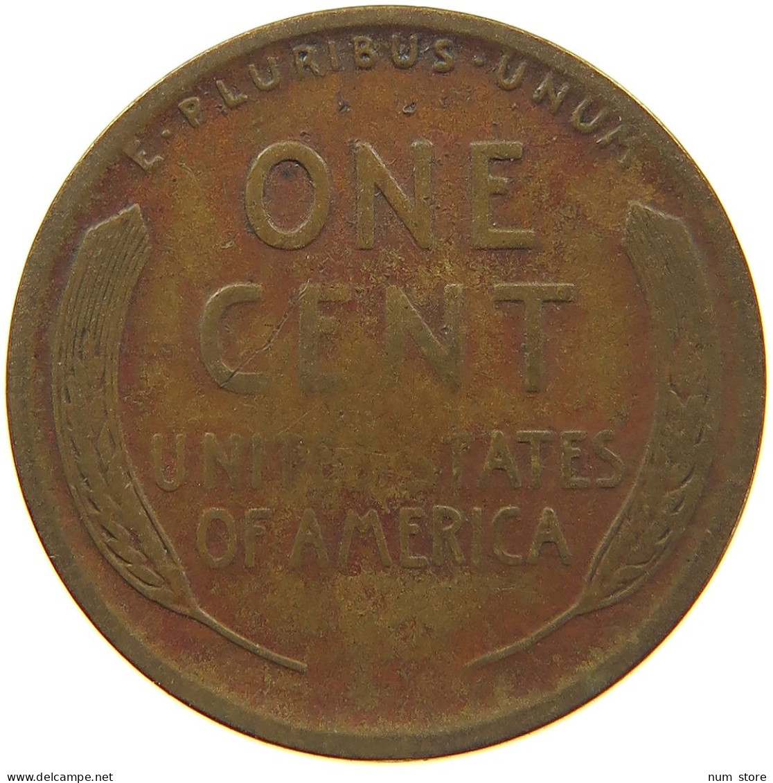 UNITED STATES OF AMERICA CENT 1917 S Lincoln Wheat #c017 0369 - 1909-1958: Lincoln, Wheat Ears Reverse