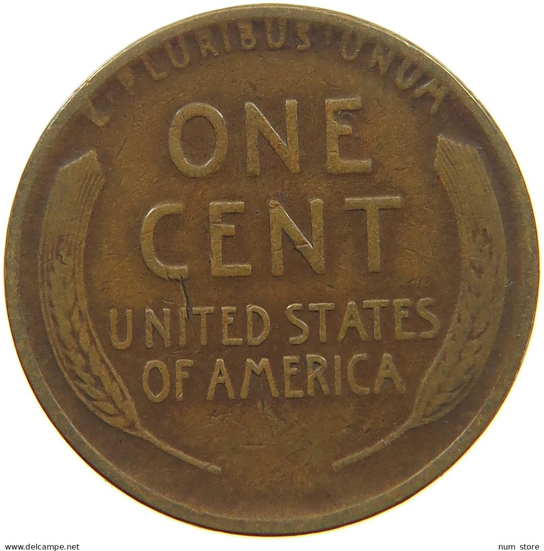 UNITED STATES OF AMERICA CENT 1918 D Lincoln Wheat #t001 0195 - 1909-1958: Lincoln, Wheat Ears Reverse