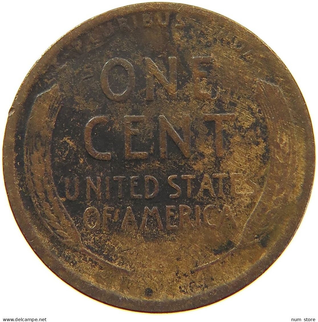 UNITED STATES OF AMERICA CENT 1917 LINCOLN WHEAT #c063 0181 - 1909-1958: Lincoln, Wheat Ears Reverse