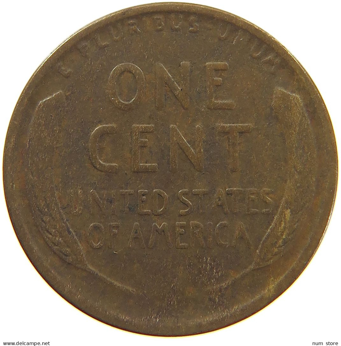 UNITED STATES OF AMERICA CENT 1917 D Lincoln Wheat #c041 0313 - 1909-1958: Lincoln, Wheat Ears Reverse