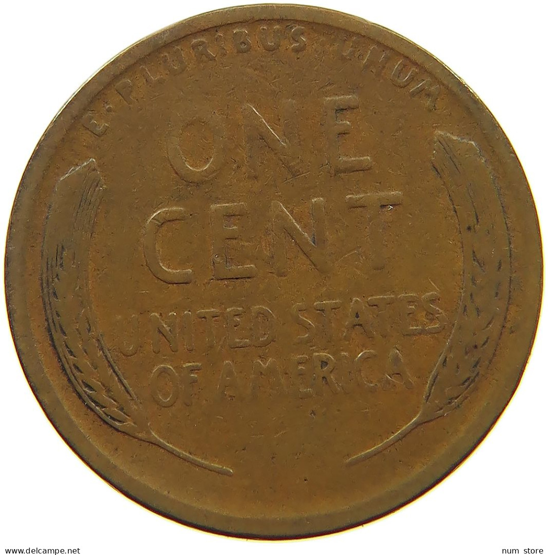 UNITED STATES OF AMERICA CENT 1917 D Lincoln Wheat #s078 0041 - 1909-1958: Lincoln, Wheat Ears Reverse