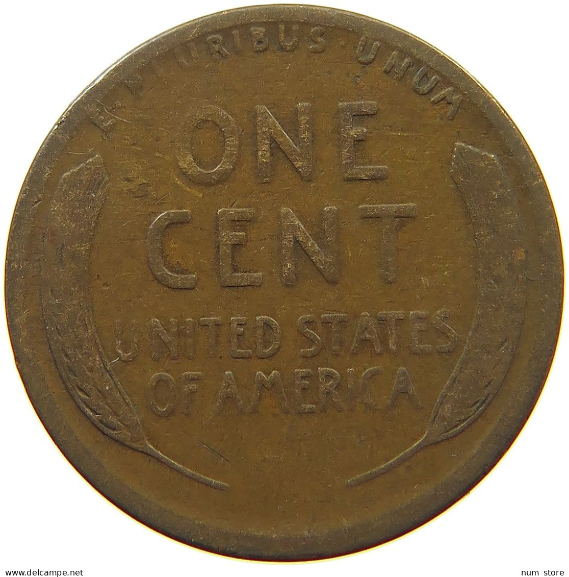 UNITED STATES OF AMERICA CENT 1916 S Lincoln Wheat #s063 0843 - 1909-1958: Lincoln, Wheat Ears Reverse
