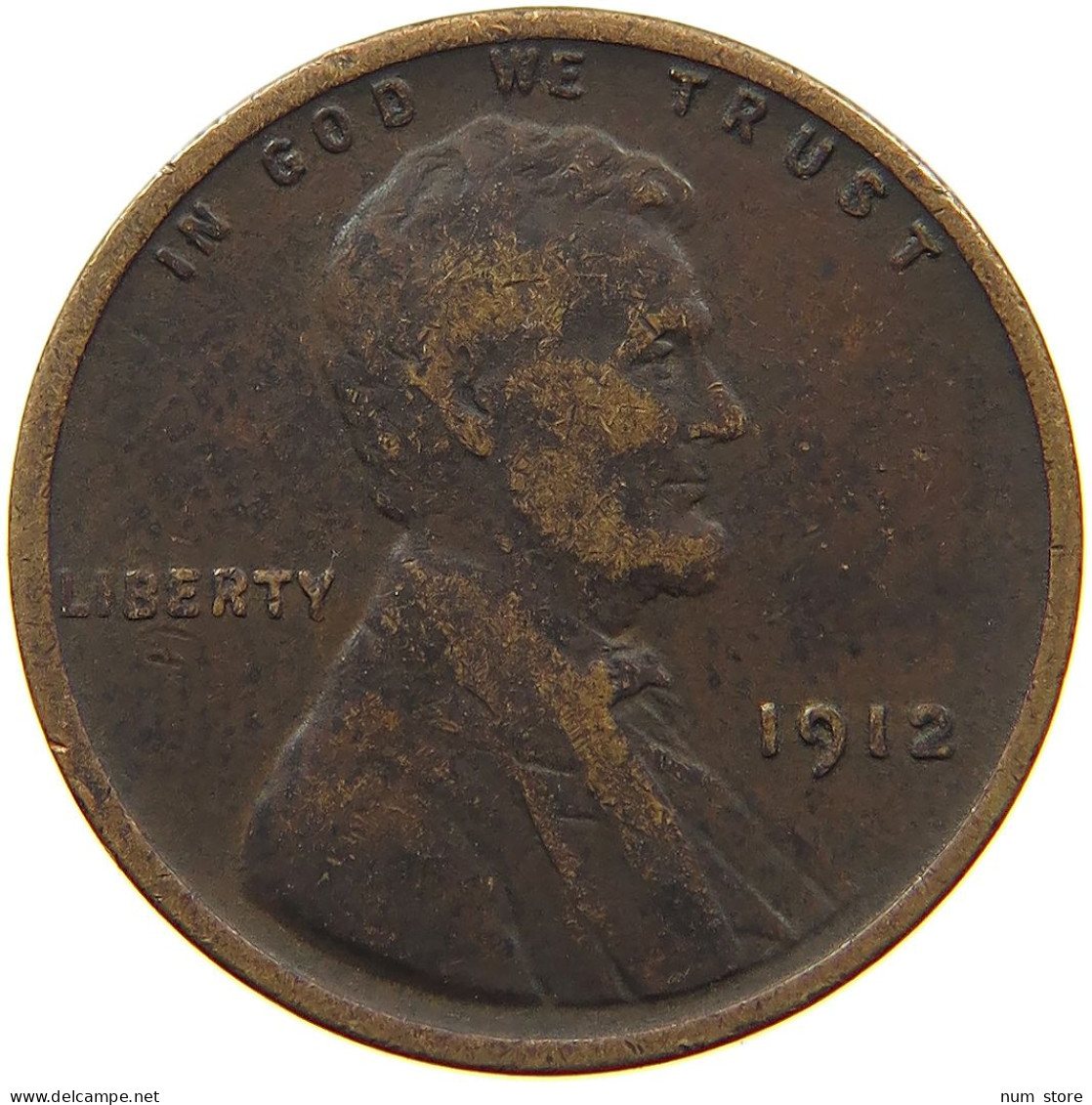 UNITED STATES OF AMERICA CENT 1912 Lincoln Wheat #a085 0937 - 1909-1958: Lincoln, Wheat Ears Reverse