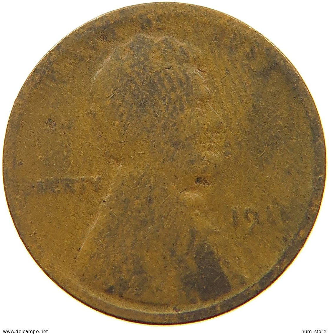 UNITED STATES OF AMERICA CENT 1911 LINCOLN WHEAT #s063 0509 - 1909-1958: Lincoln, Wheat Ears Reverse